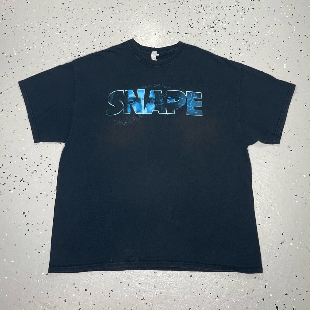 Vintage Y2k Harry Potter Snape T-Shirt Mens Size XXL Black Blue